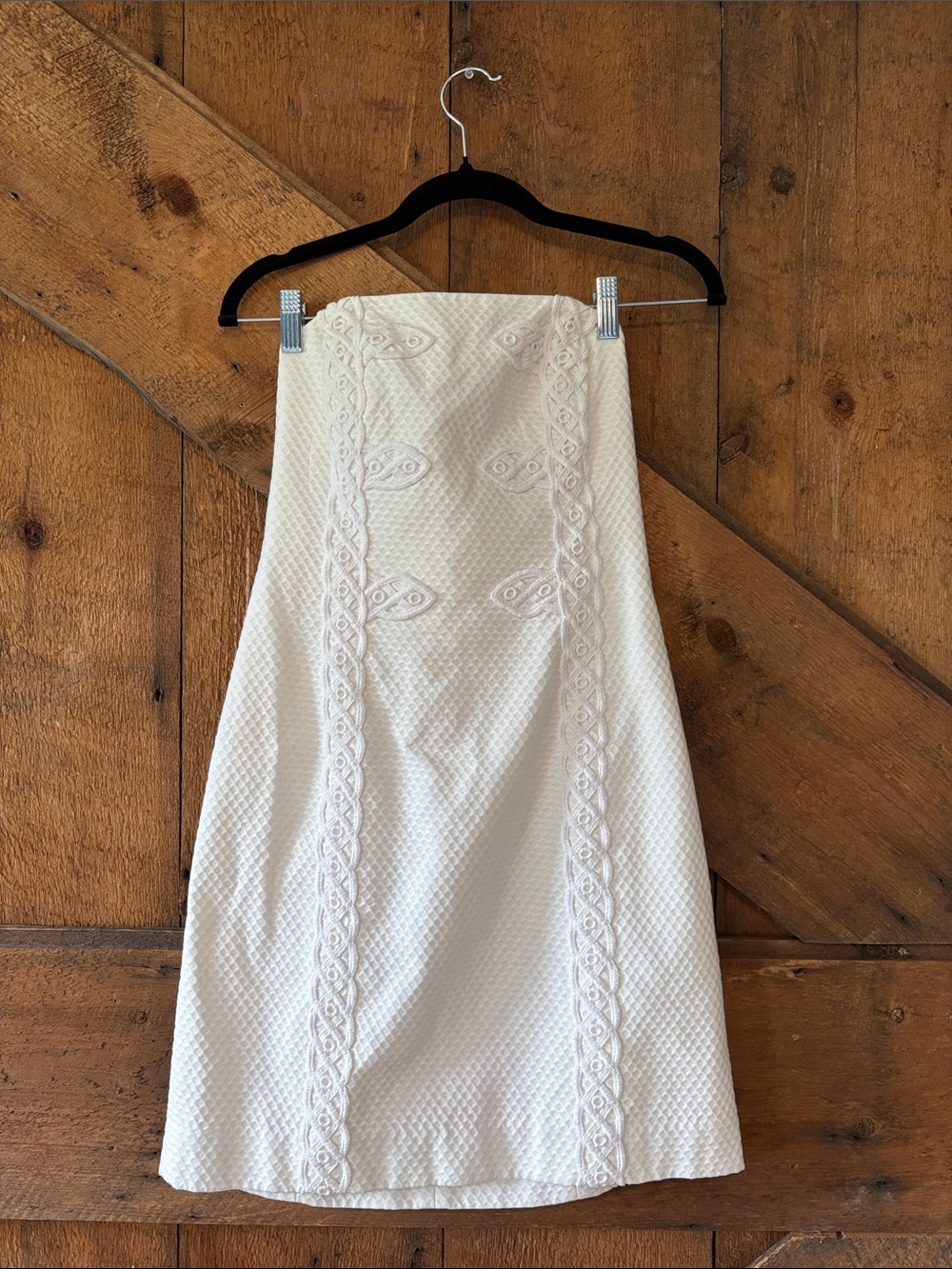 Lilly Pulitzer Cream Embroidered Midi Dress